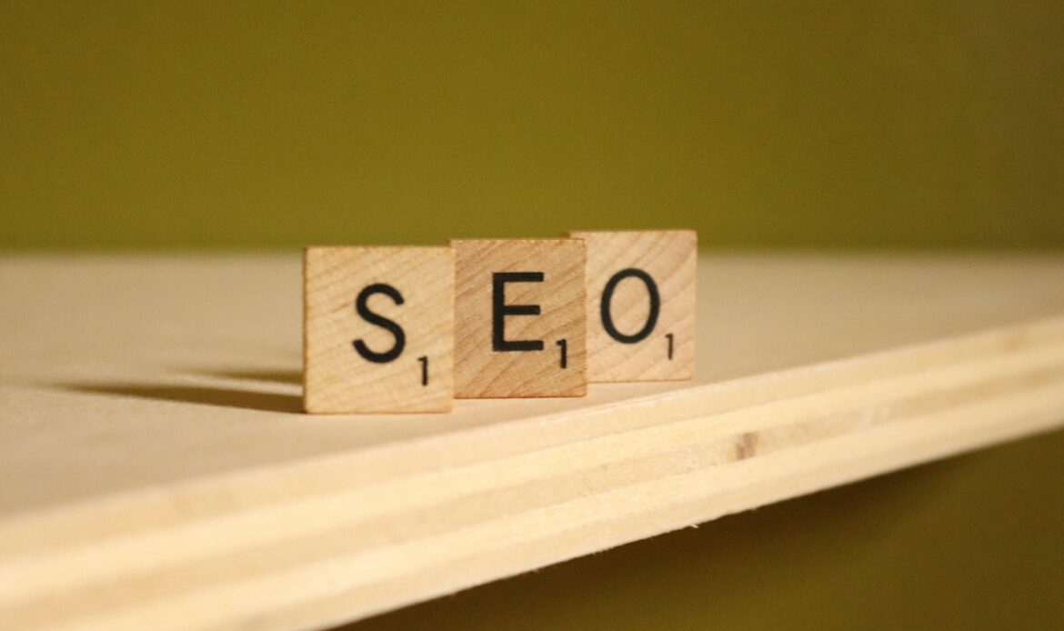 SEO wooden blocks representing search engine optimization for small businesses
