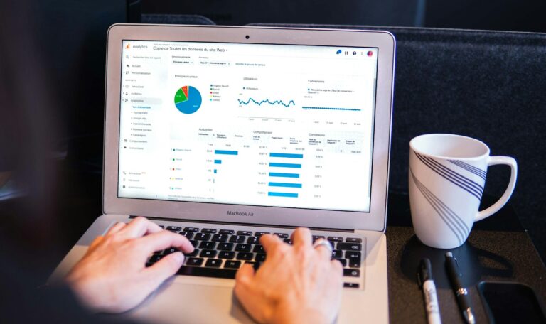 local SEO not working dashboard reviewed on laptop by small business owner