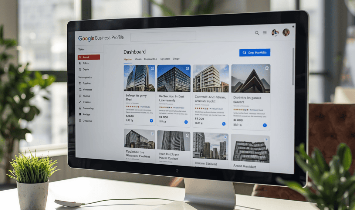 Houston Google Maps rankings and Google Business Profile dashboard