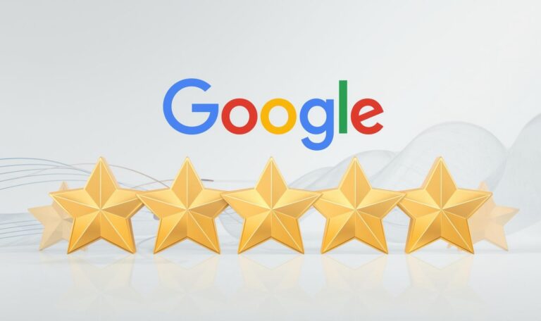 Google Maps reviews and five-star ratings helping local businesses rank higher