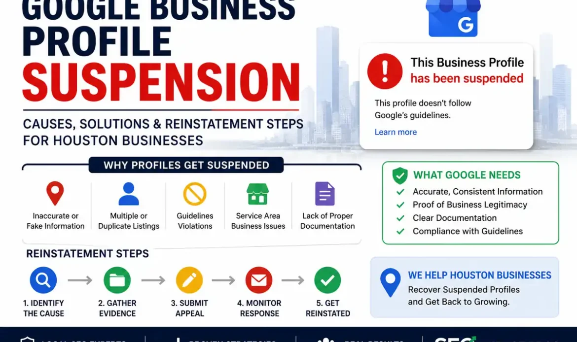 Google Business Profile Suspension in Houston
