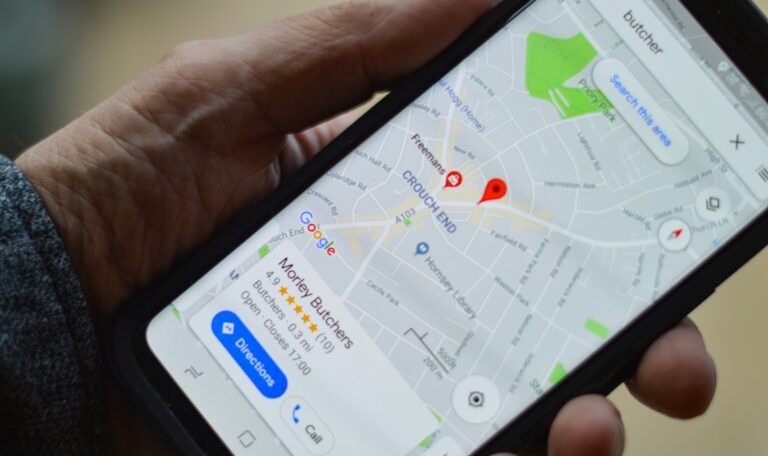 Houston Map Pack results showing three local businesses on Google Maps